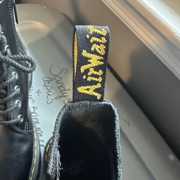 DR.Martens Jardon Boot Black Lace up & zip side Women's 8 - Picture 6 of 8